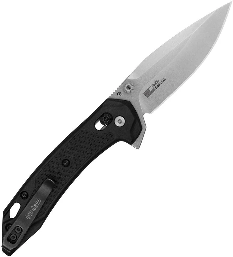 Kershaw Bonneville KS6000 14C28N Stonewashed Blade Open Detail View