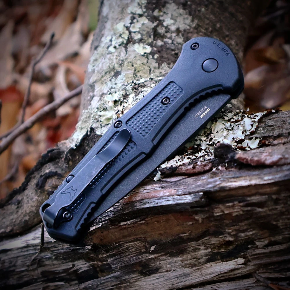 Benchmade Claymore Auto 9070BK-02 Reversible Deep Carry Pocket Clip Detail View