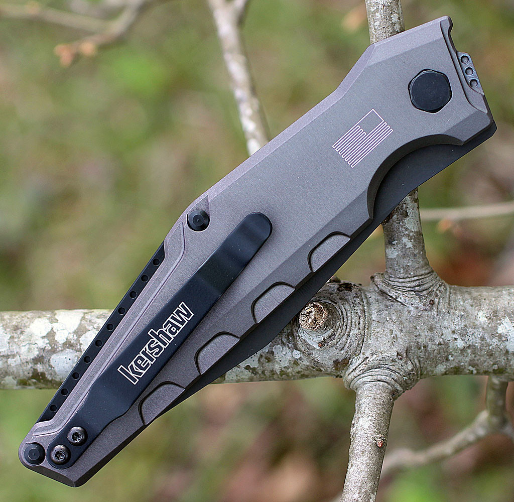 Kershaw Launch 7 Auto CPM-154 Gray Aluminum 7900GRYBLK | Knifeworks