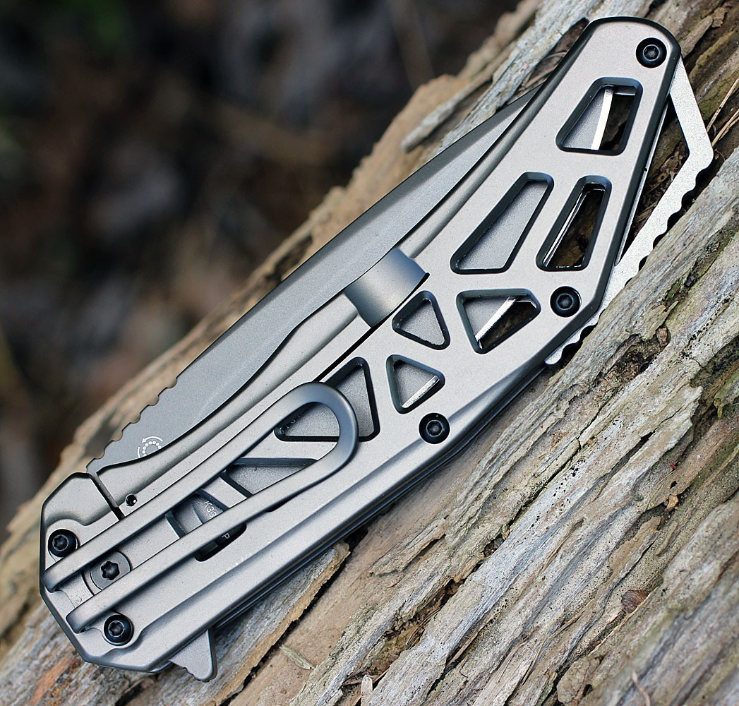 KT Pocket KTR1 　KT-R1８GB/２５６GB ジャンク CRKT Gusset Ken Onion Gray TiNi Folding Knife 330GGP | Knifeworks