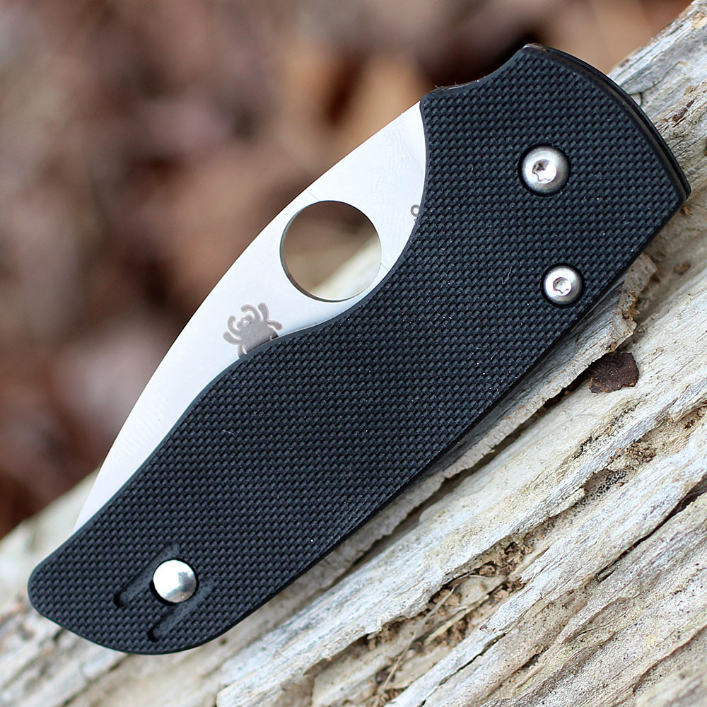 Lil' Native Black G-10 Handle Detail