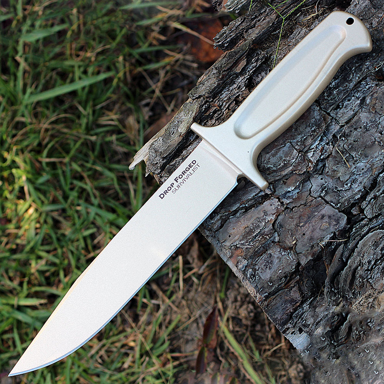 Cold Steel 36MC Drop Forged Survivalist, 8" 52100 Plain Blade, Full Tang