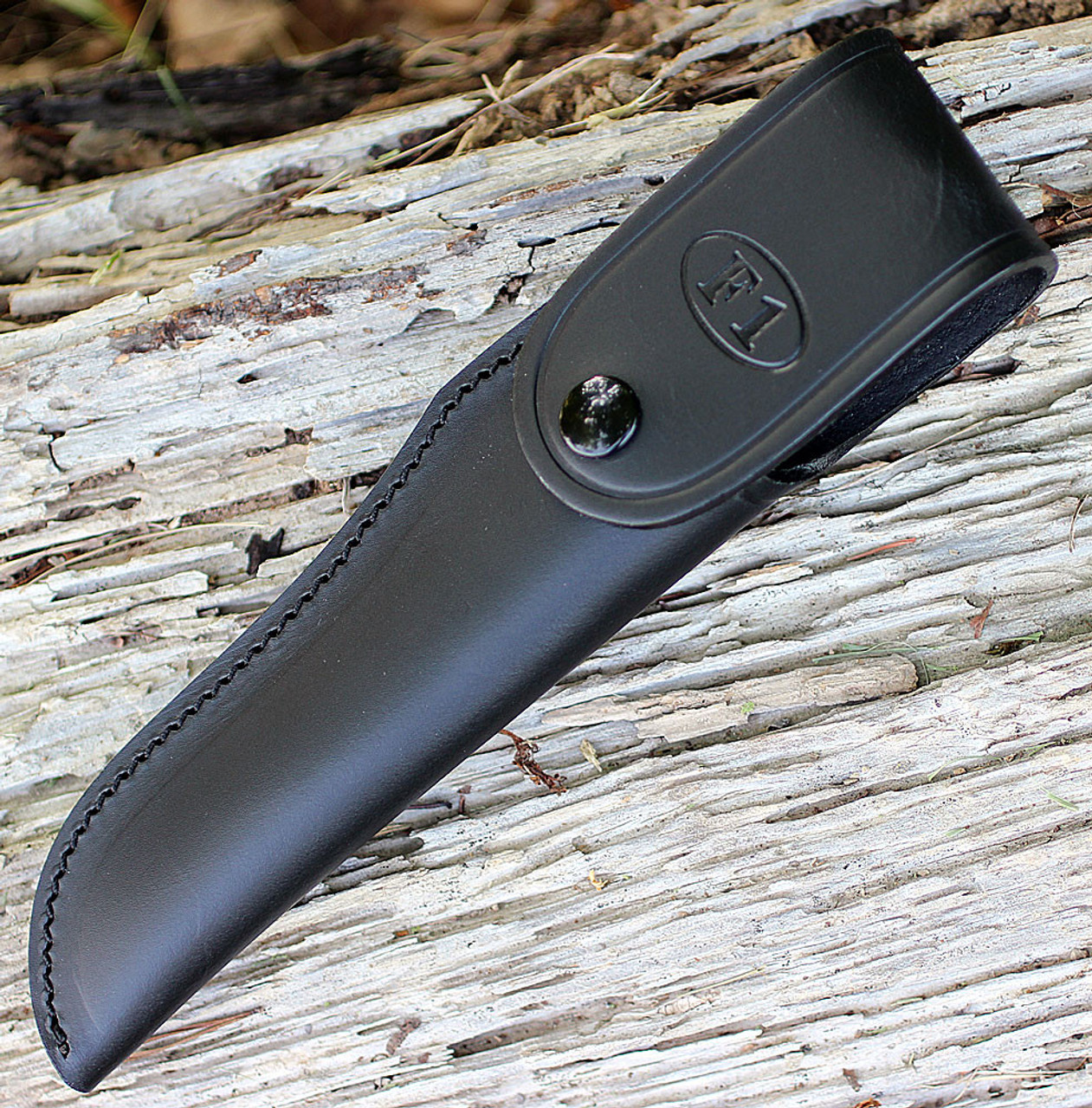 Fallkniven F1L3Gmm Next Generation (FNF1L3GBM) 4.05" 3G Steel Drop Point PLain Blade, Black Micarta Handle