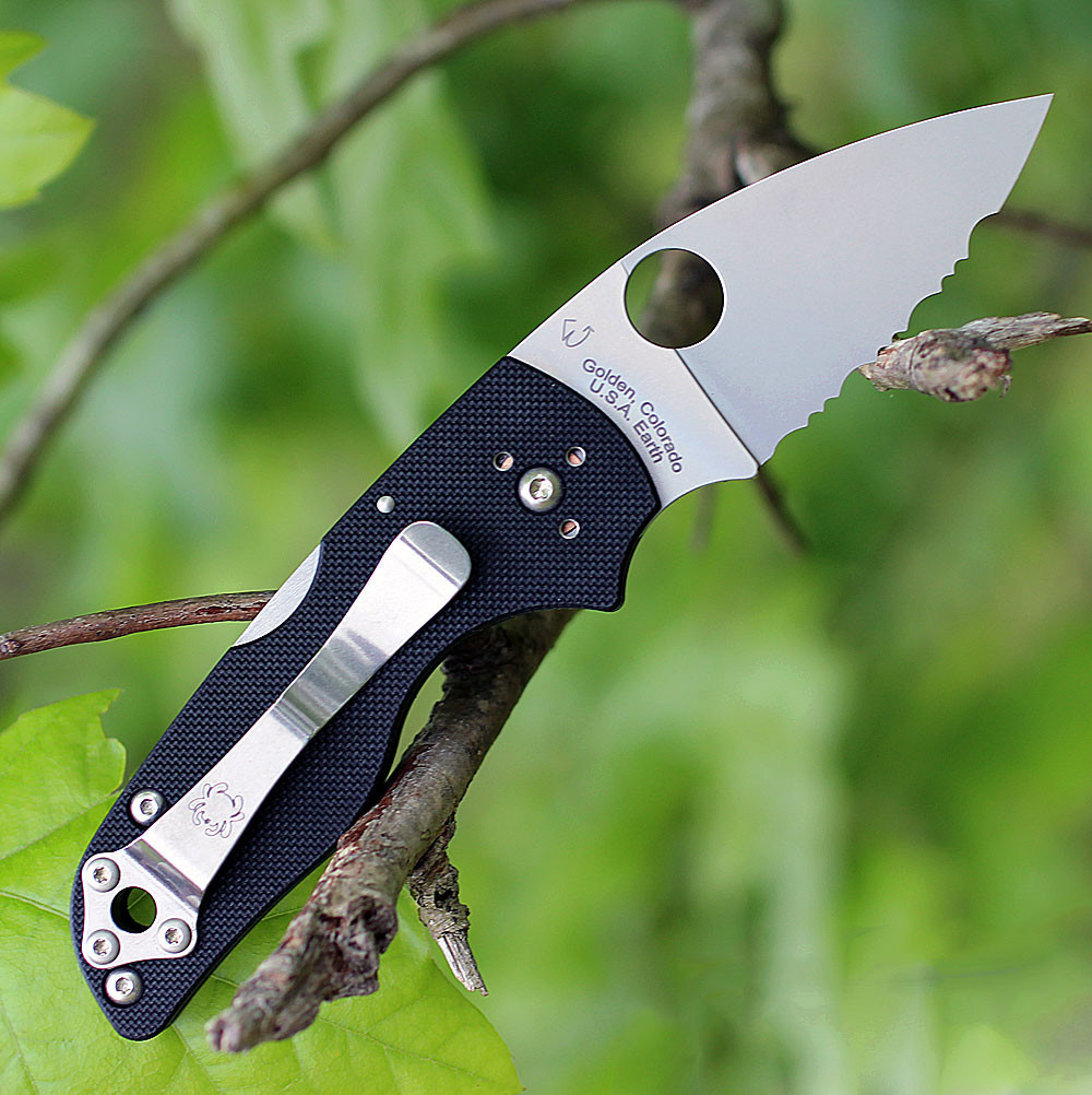 値下げ❗️リリパット476☆B2 Class  Sovereign Spyderco Lil' Native - S30V Serrated, Black G-10 C230MBGS | Knifeworks