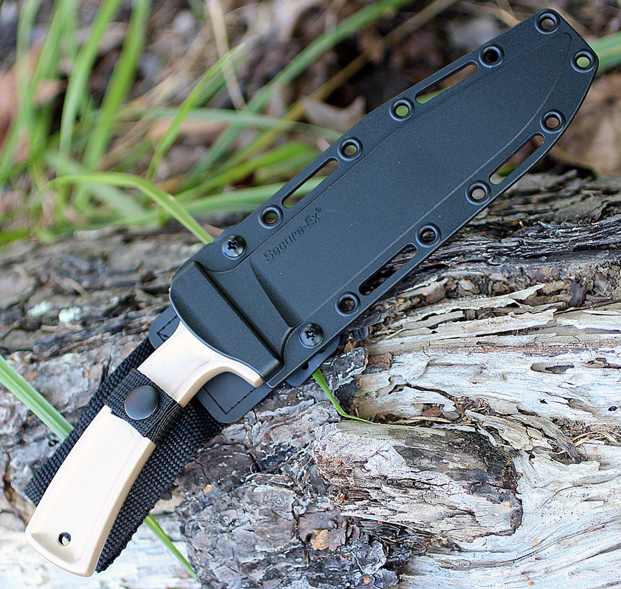 Cold Steel 36MD Drop Forged Bowie, 6.75" 52100 Plain Blade, Full Tang