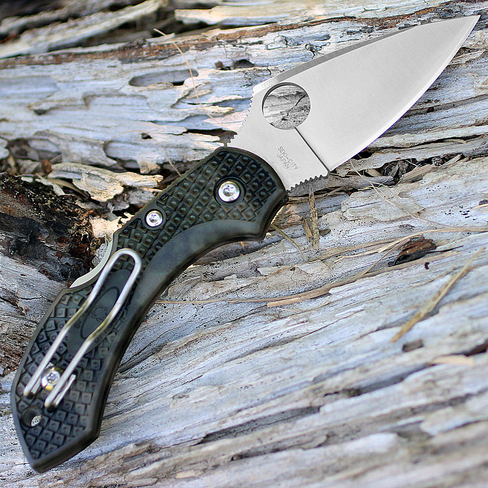 Spyderco Dragonfly 2 Zome Green - VG-10 Plain C28ZFPGR2 | Knifeworks