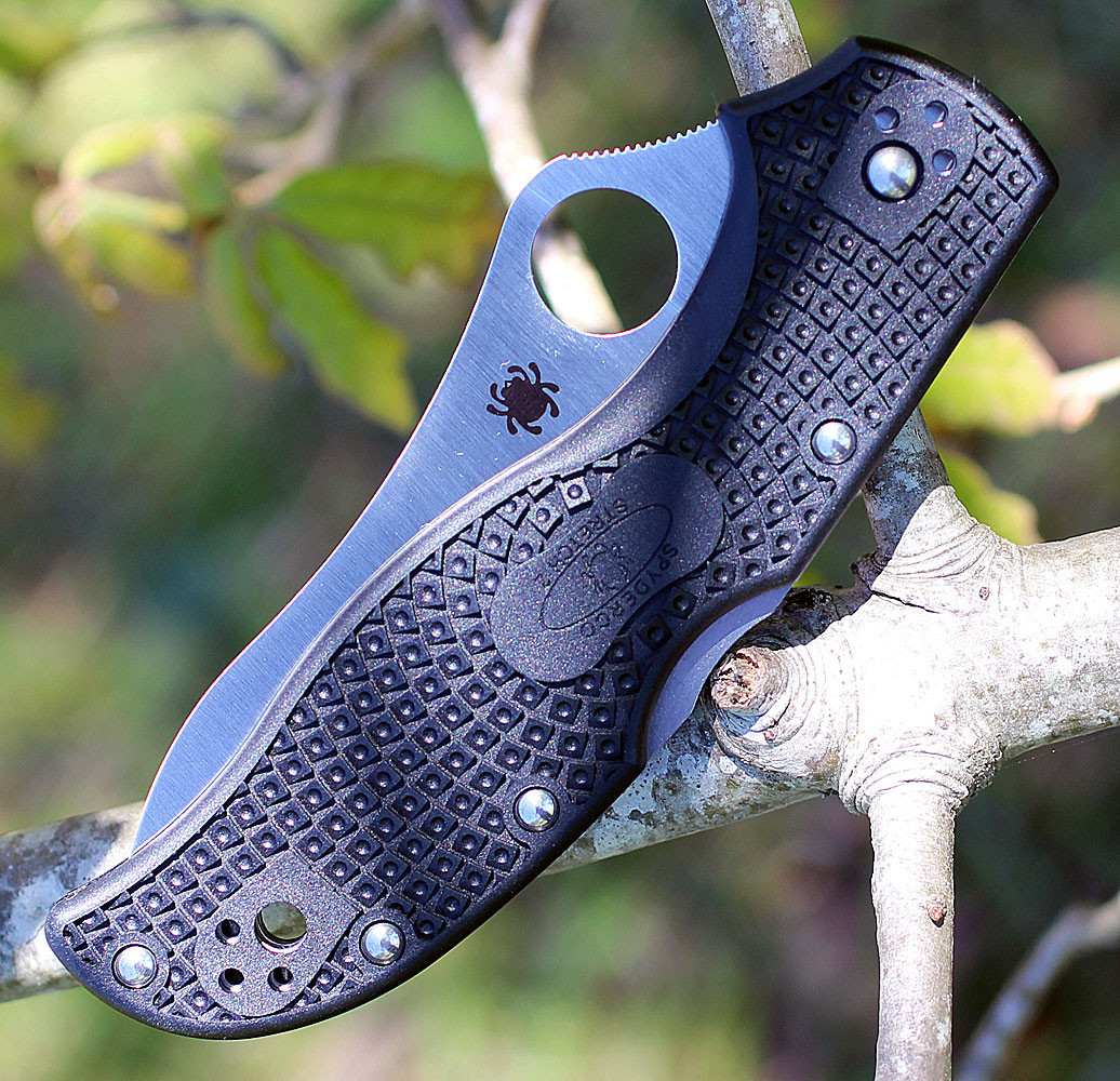 Black FRN Handle Hunting Knife