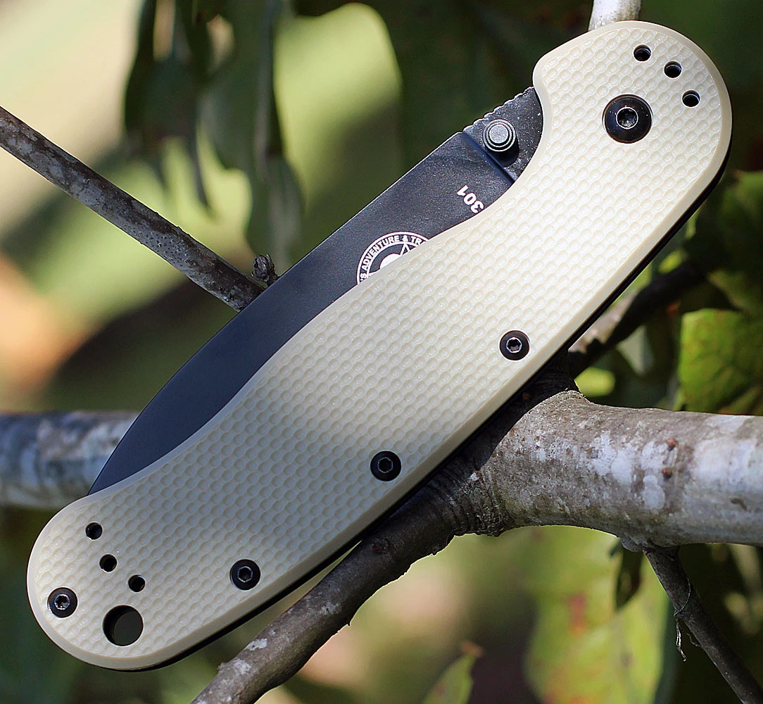 ESEE Avispa BRK1302DTB Desert Tan Closed Right View