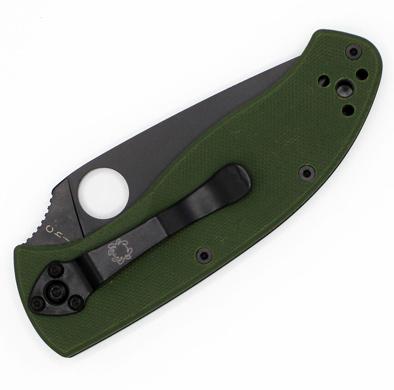 Spyderco Tenacious Folder - Grn G-10 (3.39" 8CR13MoV) C122GPSBGR