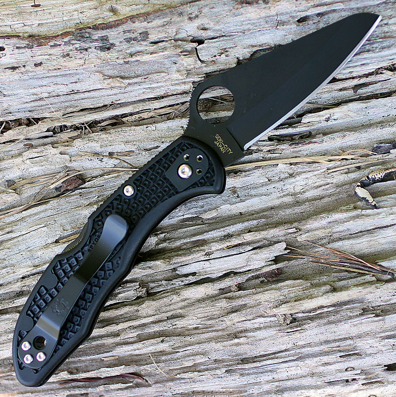 Spyderco Salt 2 All Black Lightweight (3.0" H-1) C88PBBK2