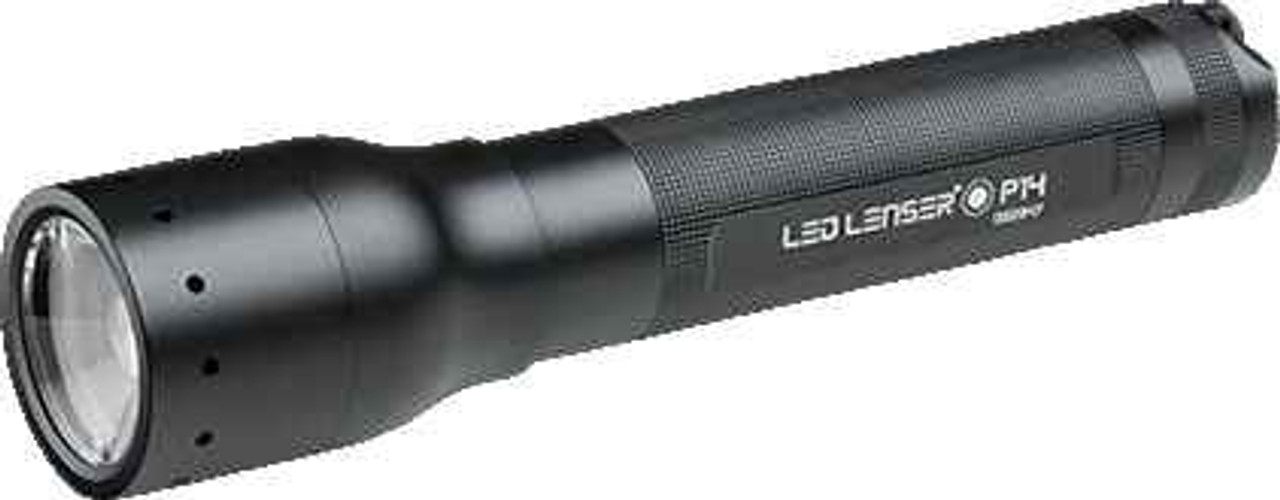 bund håndvask Anklage LED Lenser P14 Heavy Duty Flashlight, 185 Lumens, w/ Carrying Case