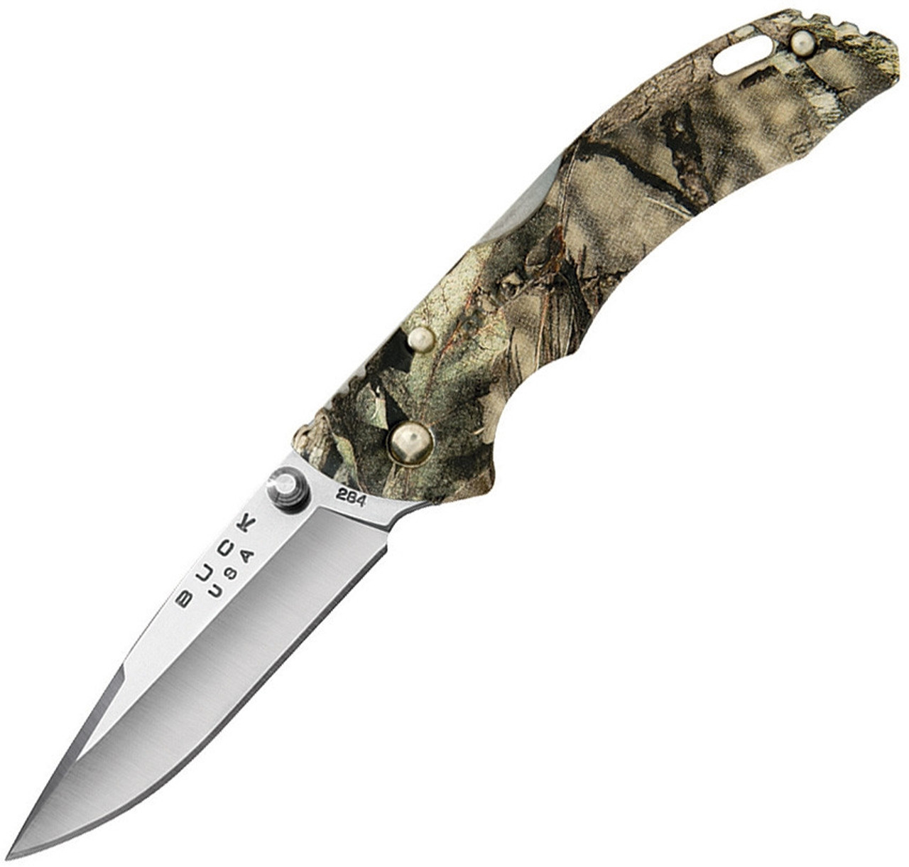 Buck 284CMS24 Bantam BBW, 2.75" 420HC Plain Blade, Mossy Oak Country Camo