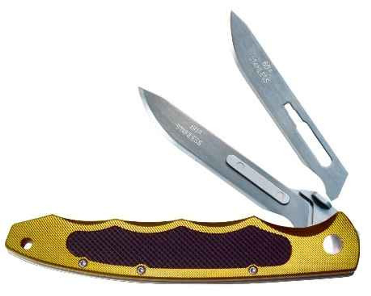 Havalon Piranta Torch Skinning Knife in Hard-to-Lose Lime Green, w/ Black Nylon Sheath HV60ATLM