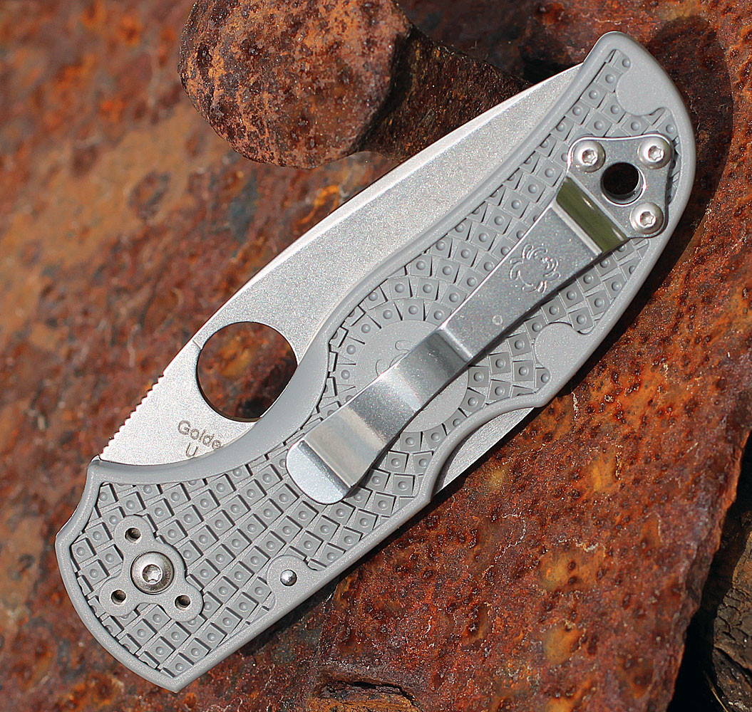 OMMO IRREGULAR PATTERN AIO グレー Spyderco Native 5 LW - Maxamet Plain, Gray FRN C41PGY5 | Knifeworks