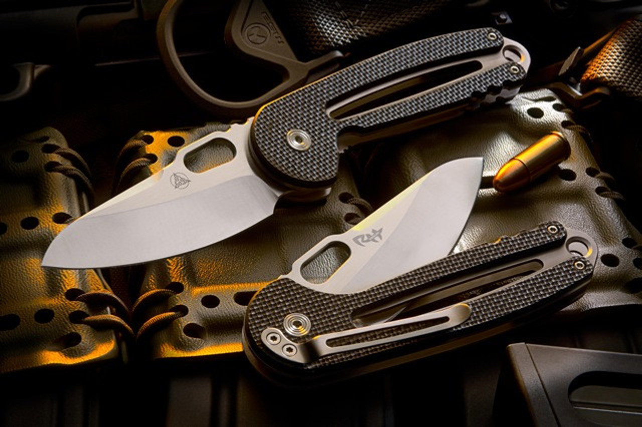 Nemesis NK-18 Holey Money Folder, 3.0 in 9Cr13CoMoV Steel Plain Blade, G-10 Handle