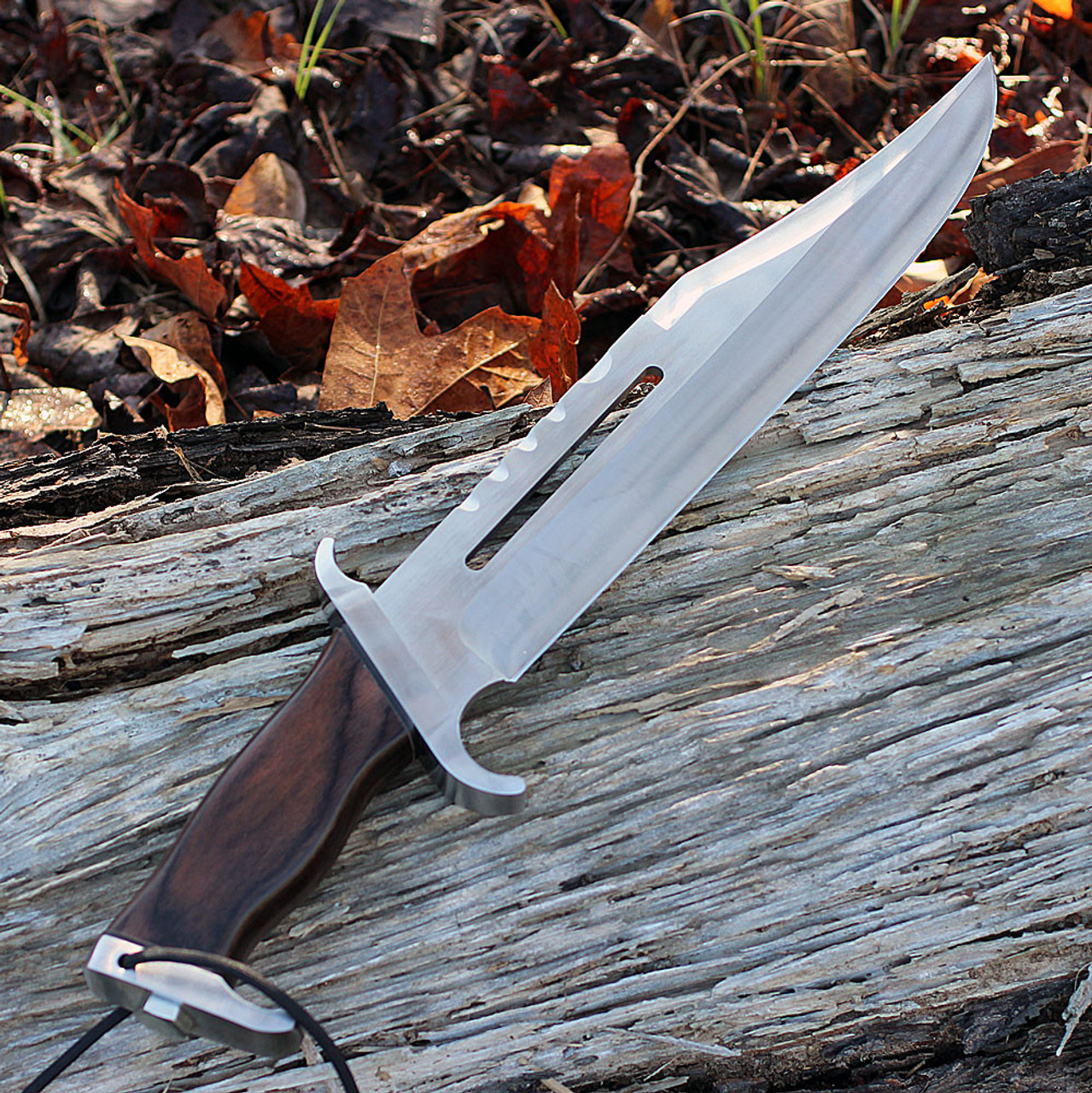 Rambo 9296 First Blood Part III Standard Edition, 13" 440 Plain Blade, Hardwood Handle