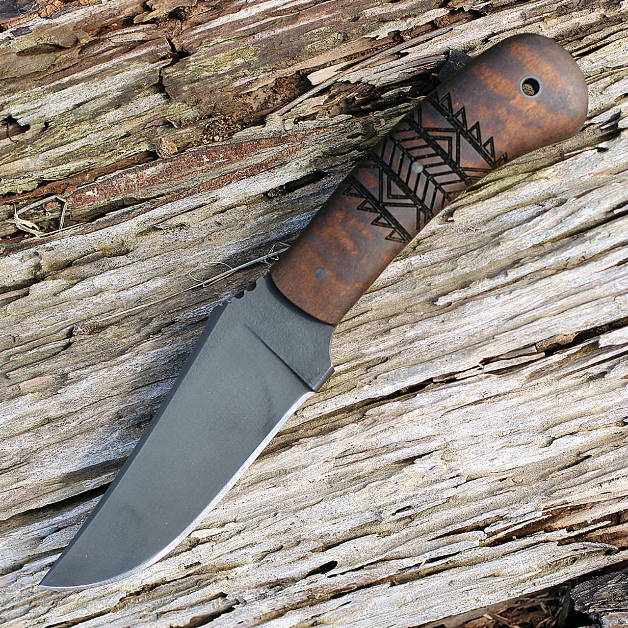 Winkler Knives II Belt Knife Tribal Pattern Maple ダニエル 