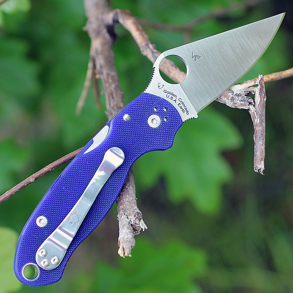 Spyderco Para 3 Dark Blue G-10 - CPM S110V Blade C223GPDBL