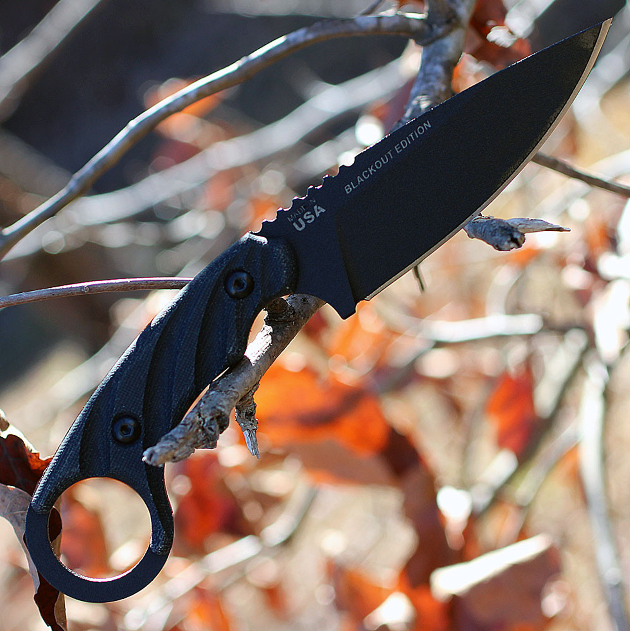Tops Knives CUT-40 Combat Utility Tool Blackout Edition