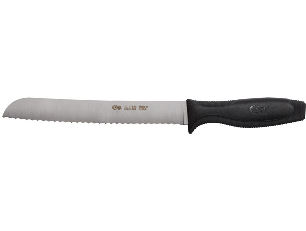 Case 8" Bread Knife, Black Synthetic Handle