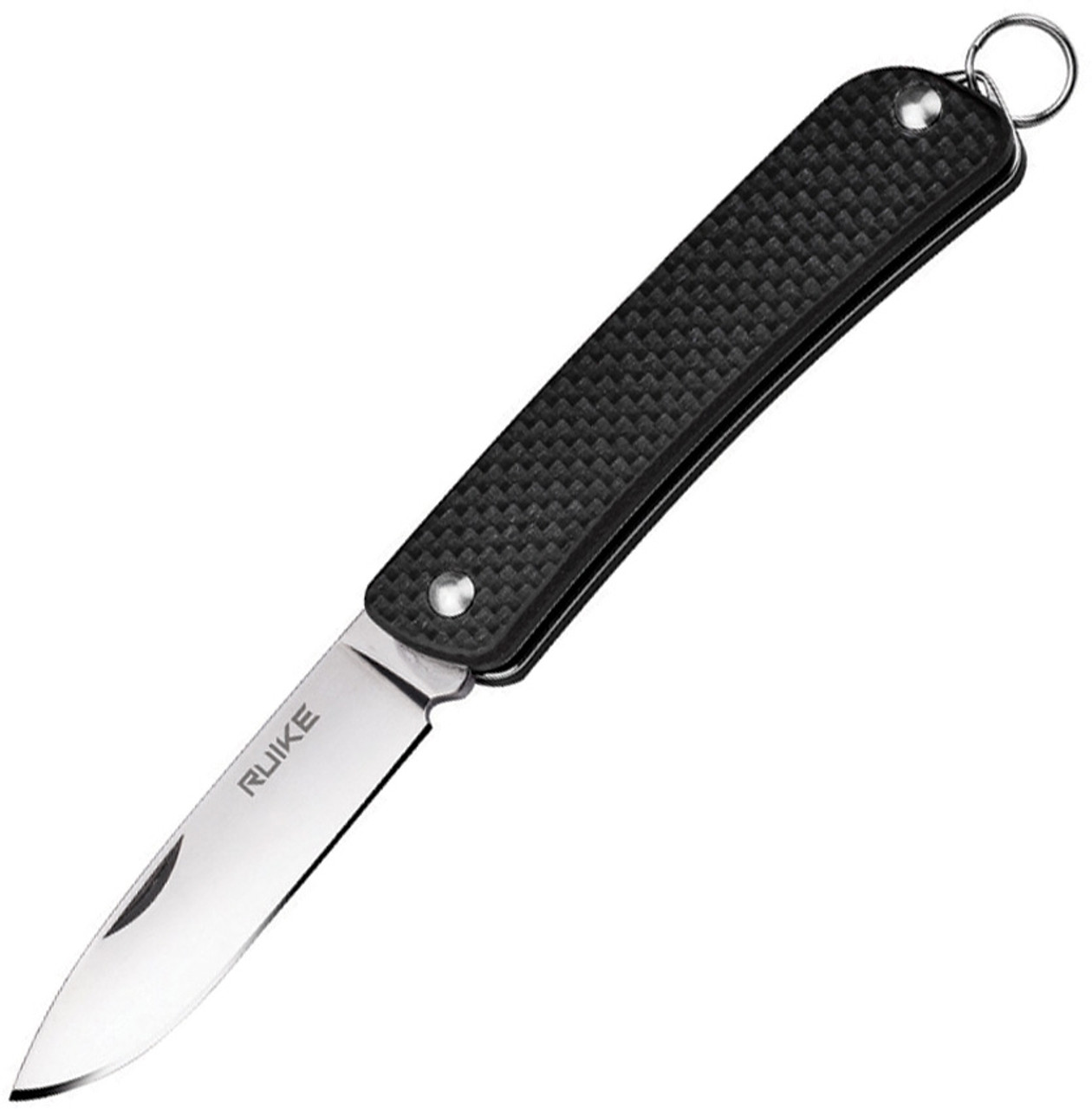 Ruike Criterion Collection S11B, 2.1" 12C27 Plain Blade, Black G-10 Handle