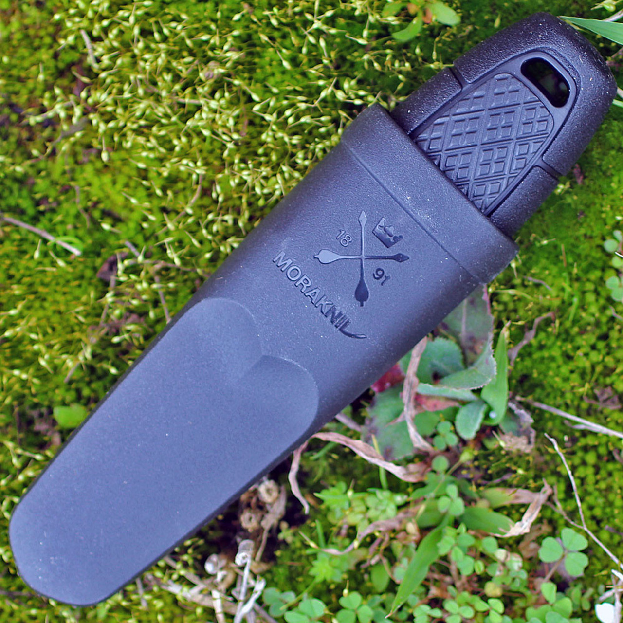 Mora Eldris, 4.3" 12C27 Plain Blade, Black Polymer Handle