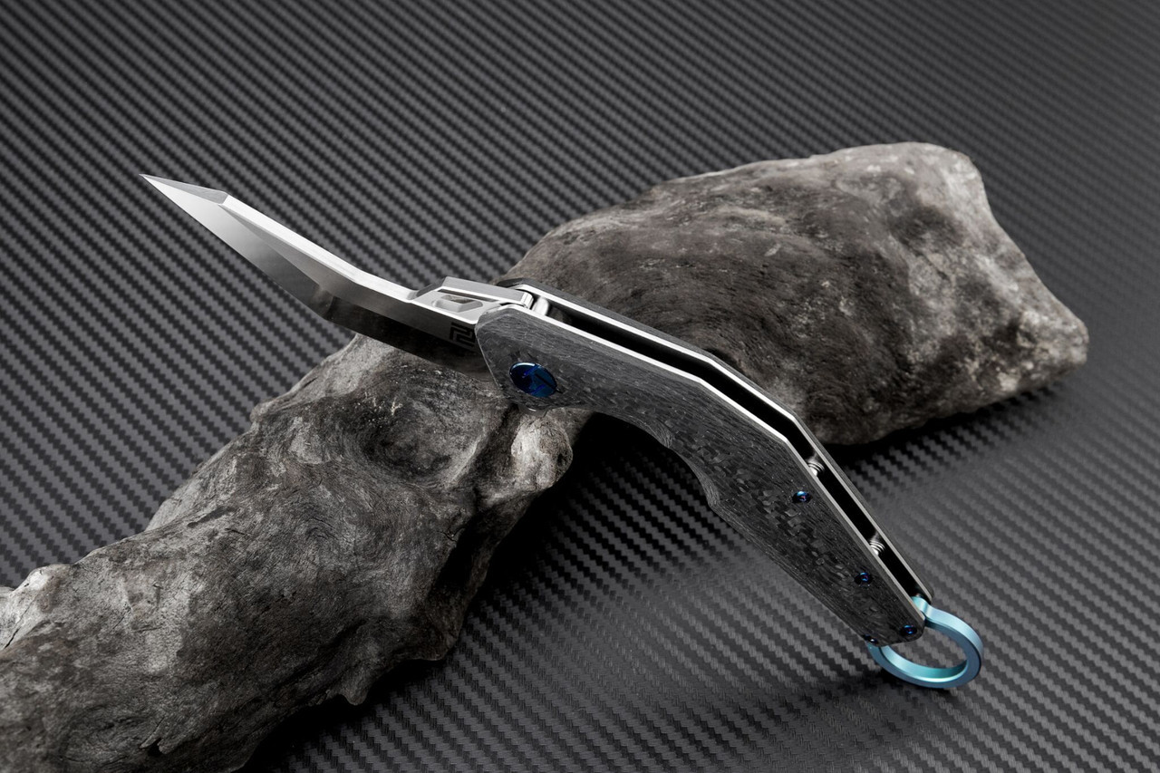 Artisan Cobra ATZ1811GGNS, 3.15" S35VN Plain Blade, Green Carbon Fiber Handle