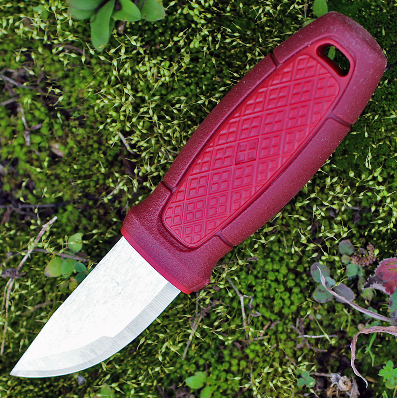 Mora Eldris Kit, 4.3" 12C27 Plain Blade, Red Polymer Handle