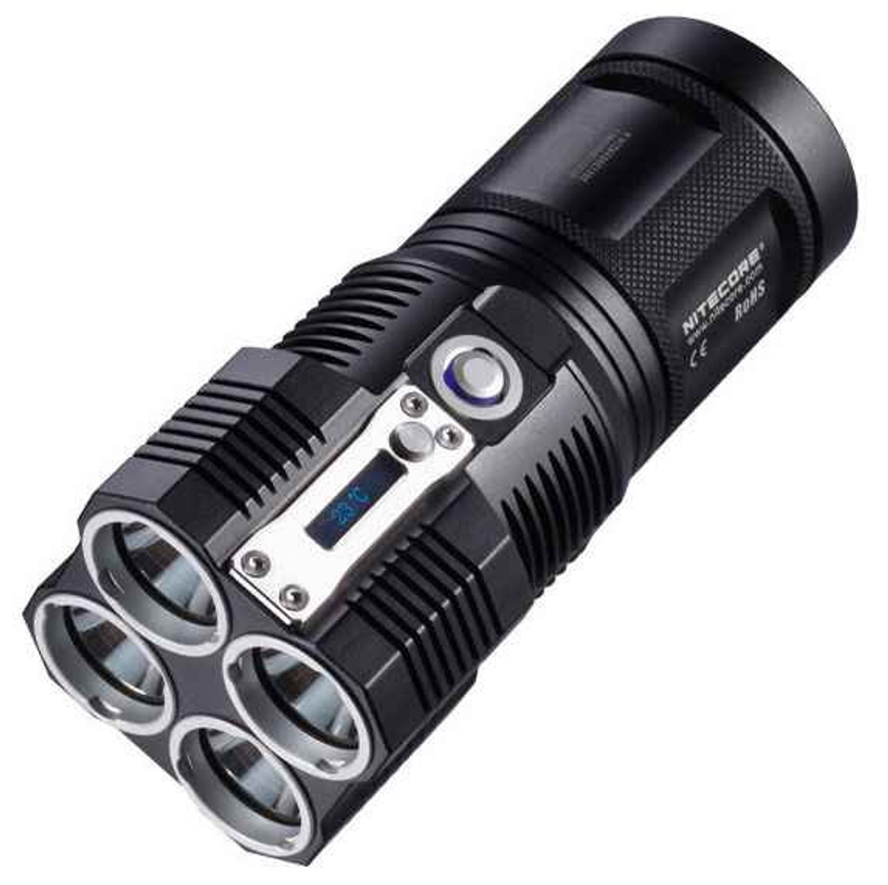 NiteCore TM26 "Tiny Monster" Flashlight, Black, 3500lm, 4 x 18650