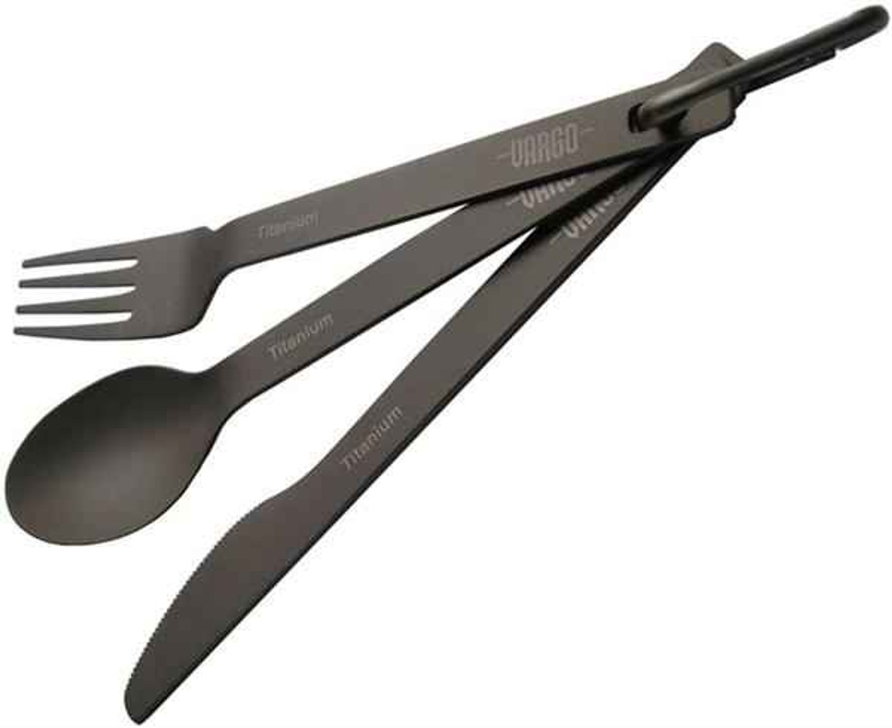 Vargo Outdoors Titanium Spoon/Fork/Knife Set