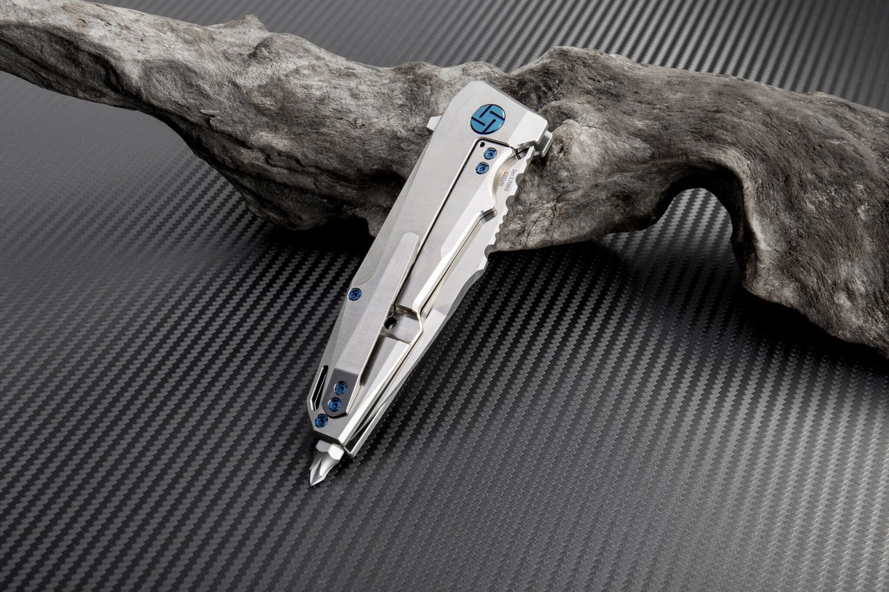 Artisan Predator ATZ1706GST, 3.74" S35VN, Satin TC4 Titanium Handle