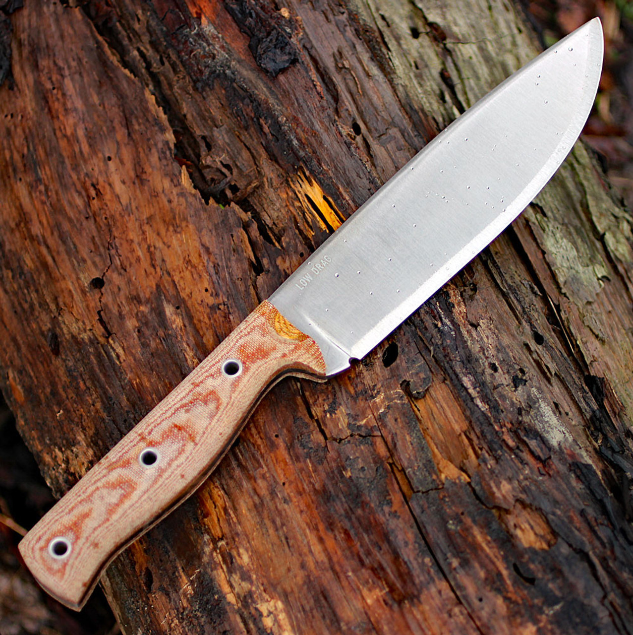 Condor Low Drag Knife CTK2814-6.5HC, 6.58 in. 1075 High Carbon Steel, Micarta Handle