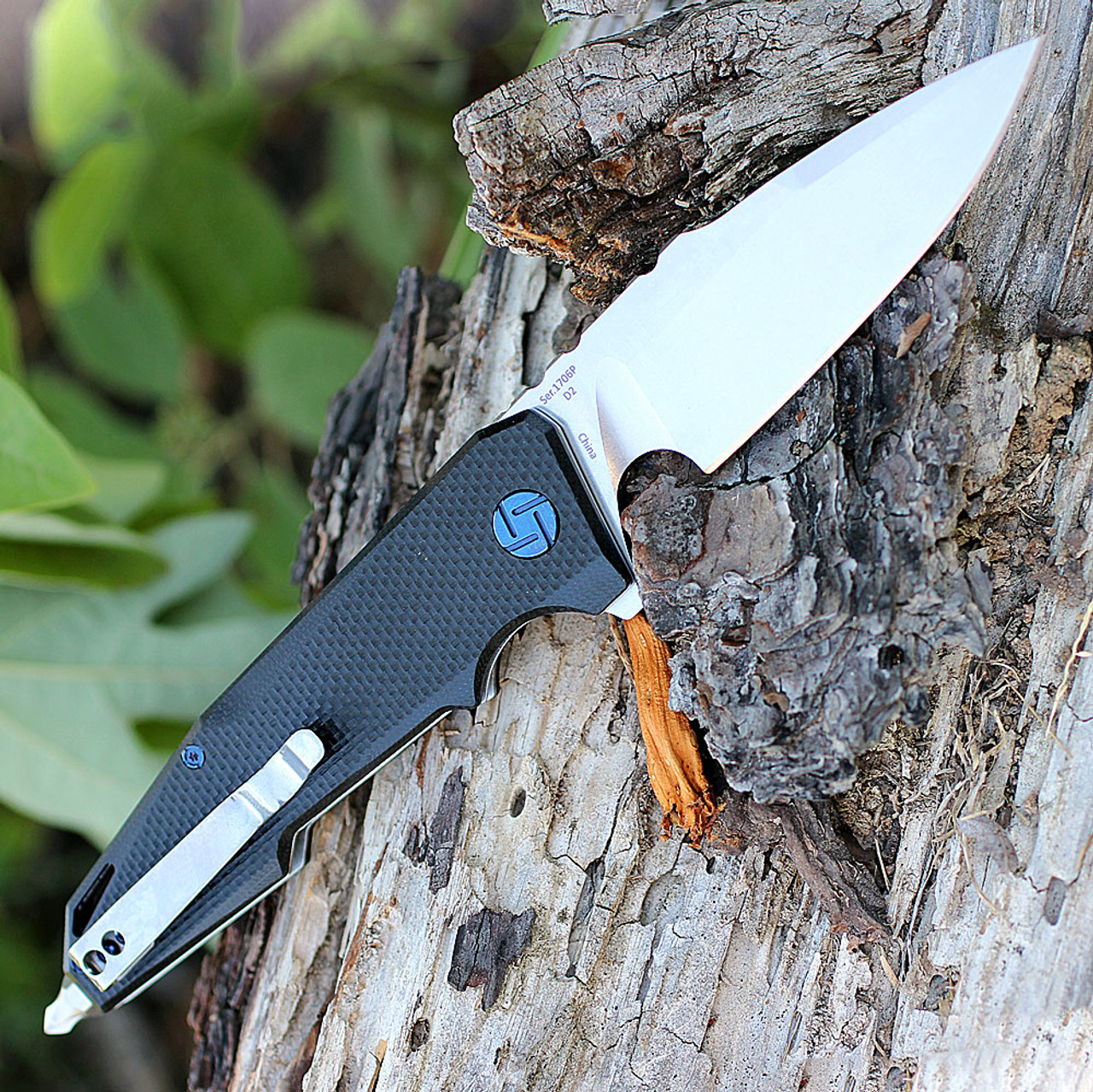 Artisan Predator ATZ1706PBK, 3.74" D2 Steel, Black G-10 Handle