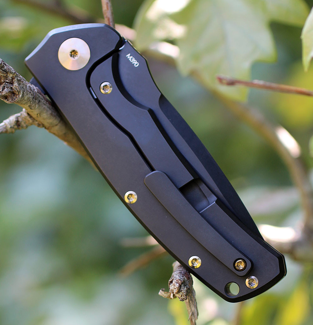 Reate Knives 03 Mini Horizon Framelock Bronze Grooved Titanium