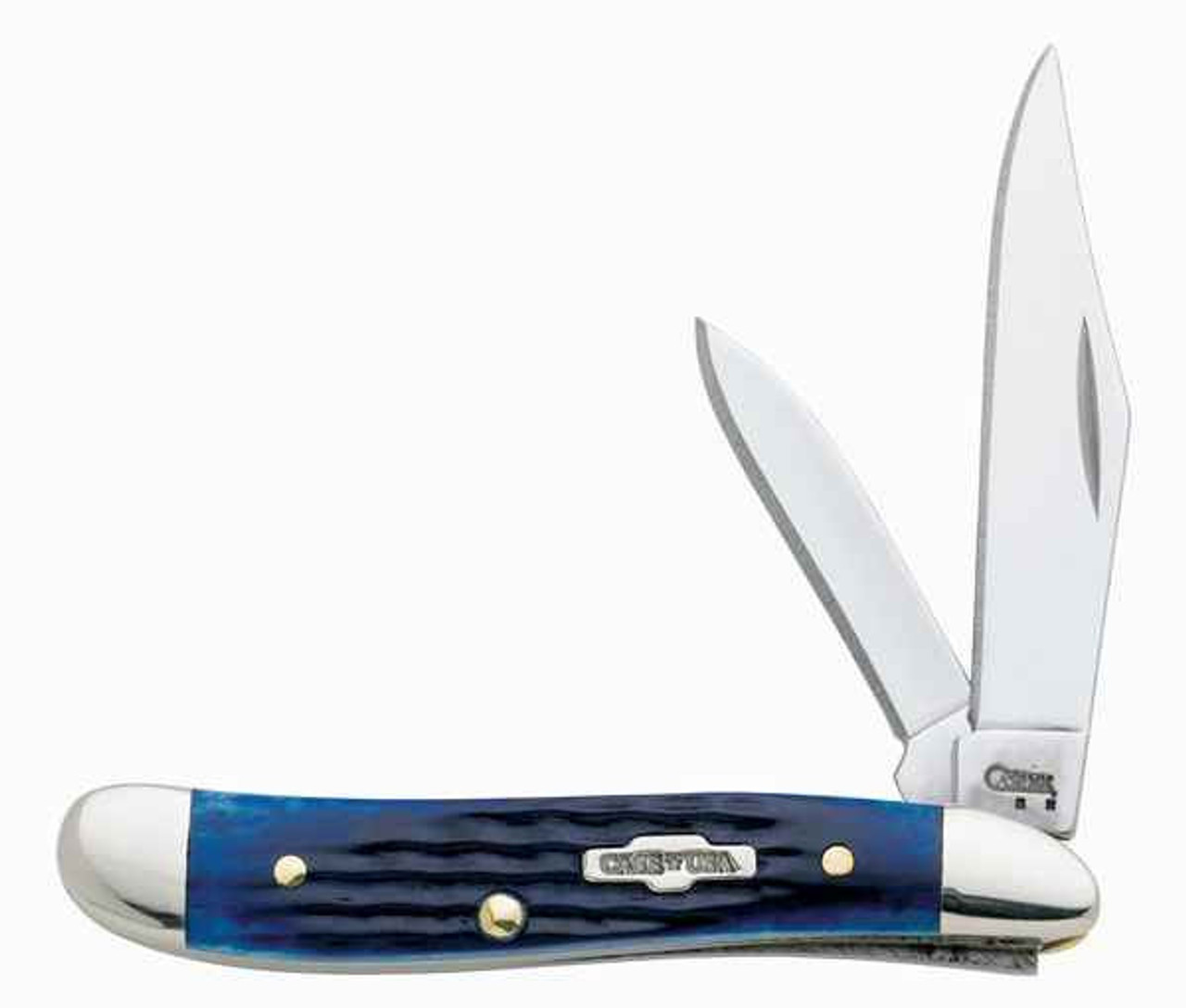 Case 2802 Peanut, Rogers Corn Cob Jig Blue Bone (6220 SS)