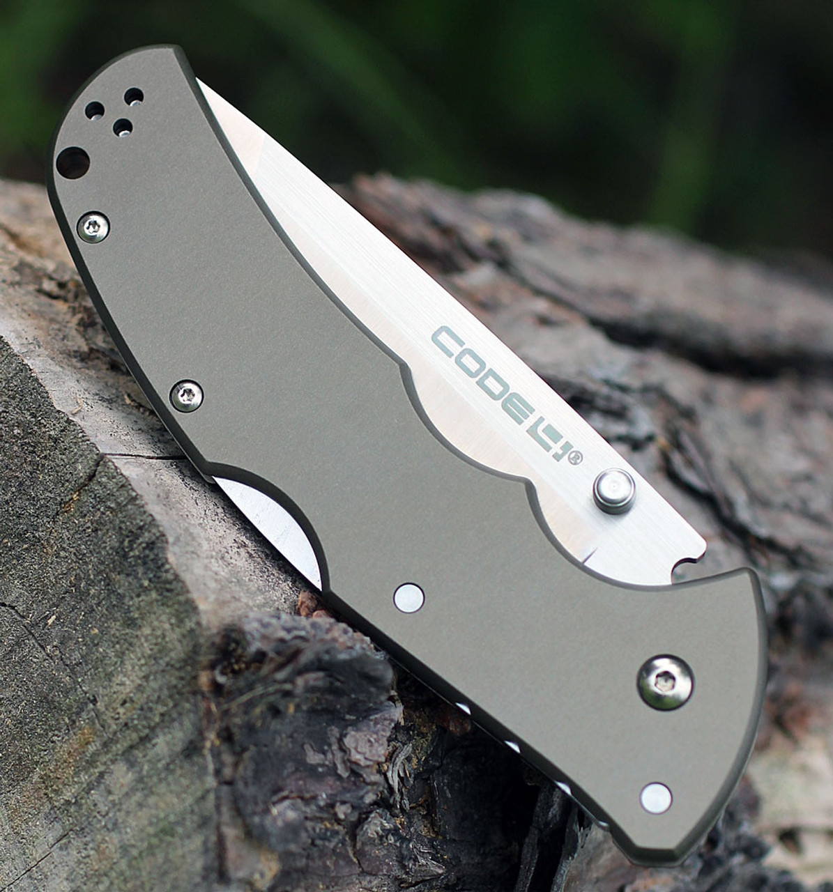 Cold Steel 58PT Code 4 Tanto, 3.5" S35VN Plain Blade, Aluminum Handle