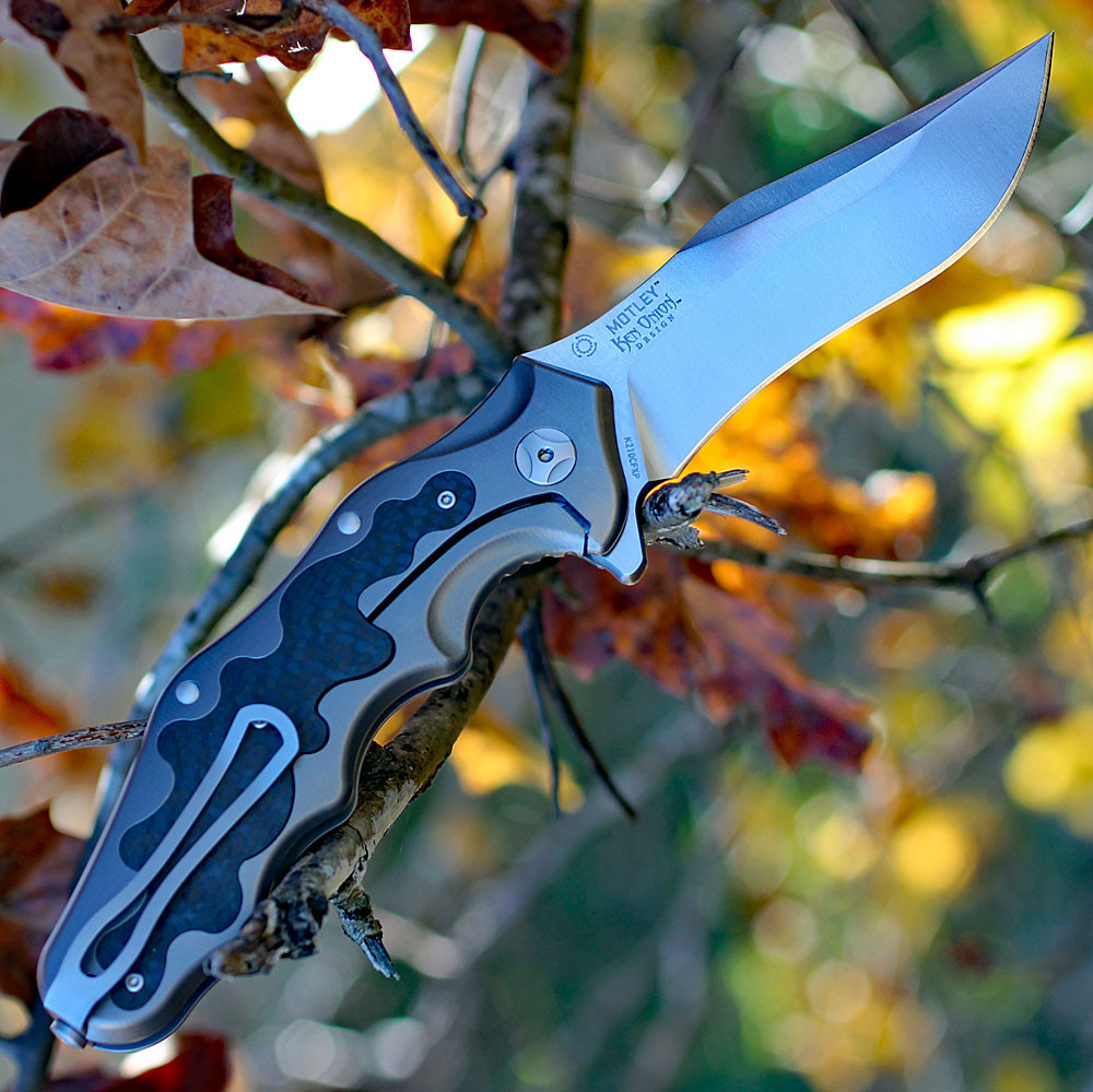 CRKT Motley Limited Edition Ken Onion Titanium 210CFXP | Knifeworks