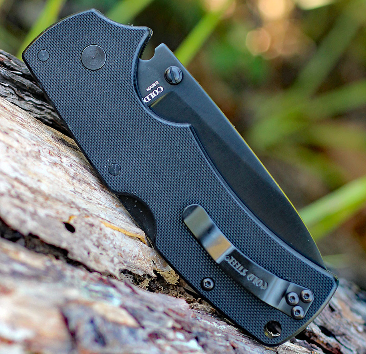 Cold Steel American Lawman 58B, 3.5" S35VN Black Plain Blade, G-10 Handle