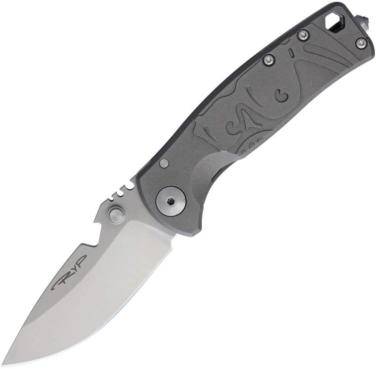 DPx HEST/F Urban Titanium Framelock, 2.9" CPM S35VN Plain Blade, MR. DP Edition, DPXHSF036