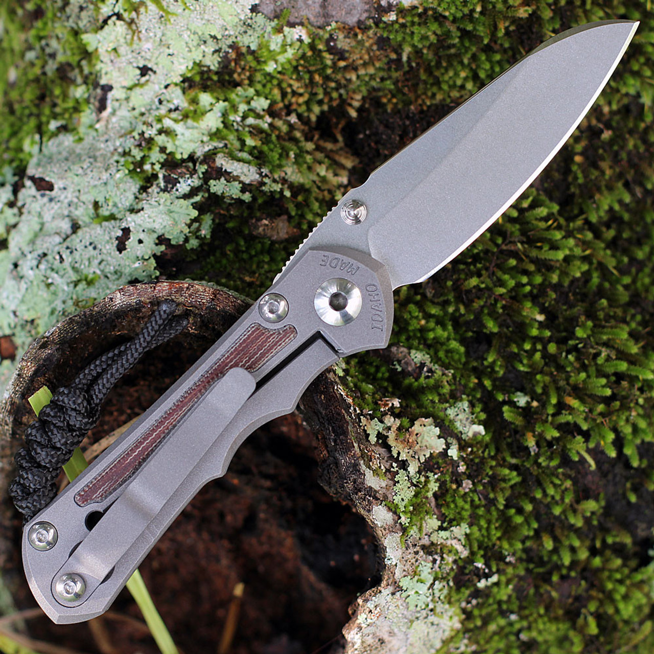 Chris Reeve Small Inkosi Insingo-Natural Canvas Micarta Inlay (2.8" S45VN) SIN-1030