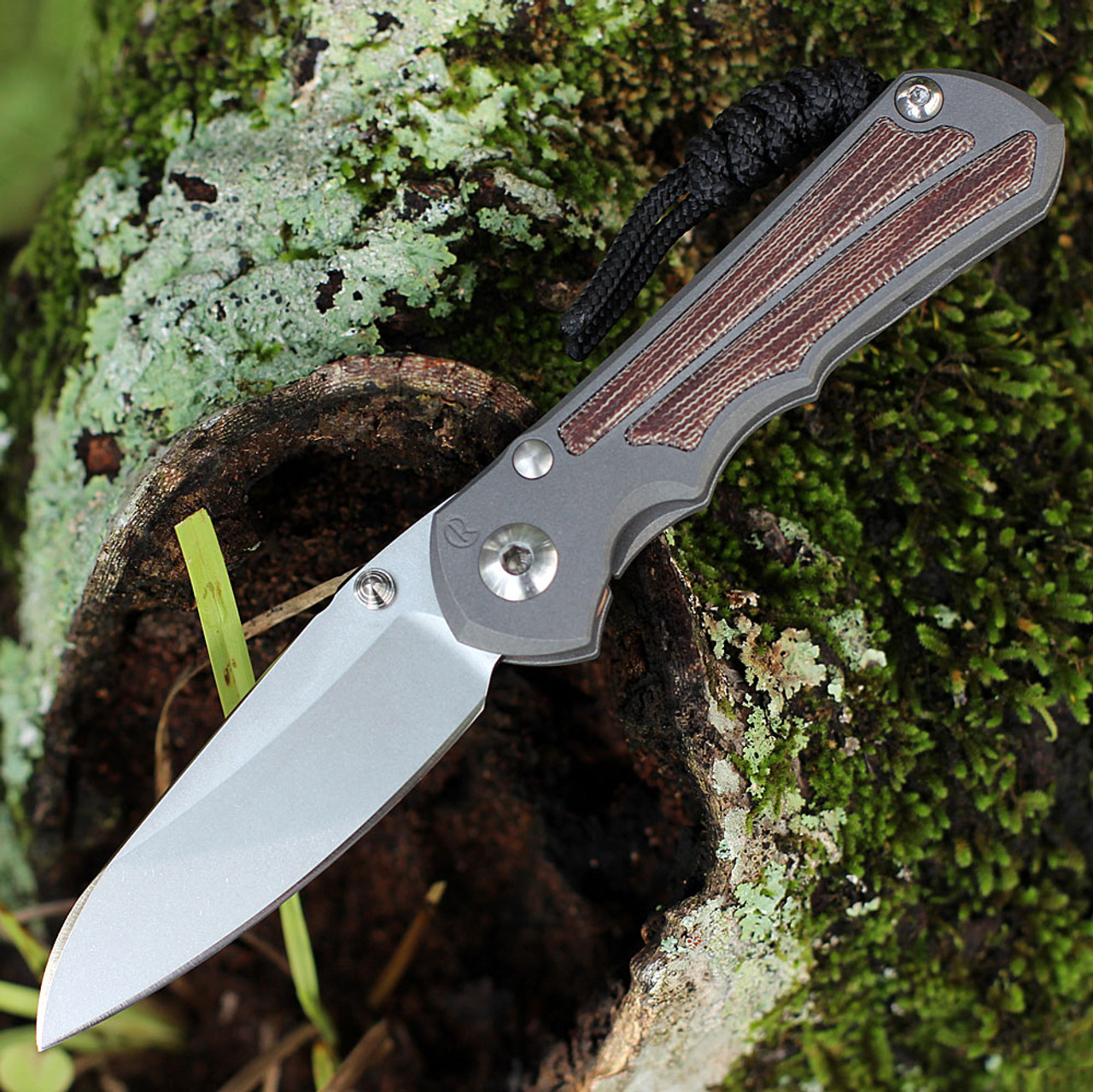 Chris Reeve Small Inkosi Insingo-Natural Canvas Micarta Inlay (2.8" S45VN) SIN-1030