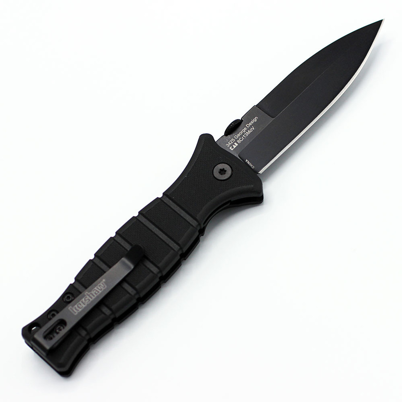 Kershaw XCOM GFN (3.60" Black 8Cr13MoV) 3425