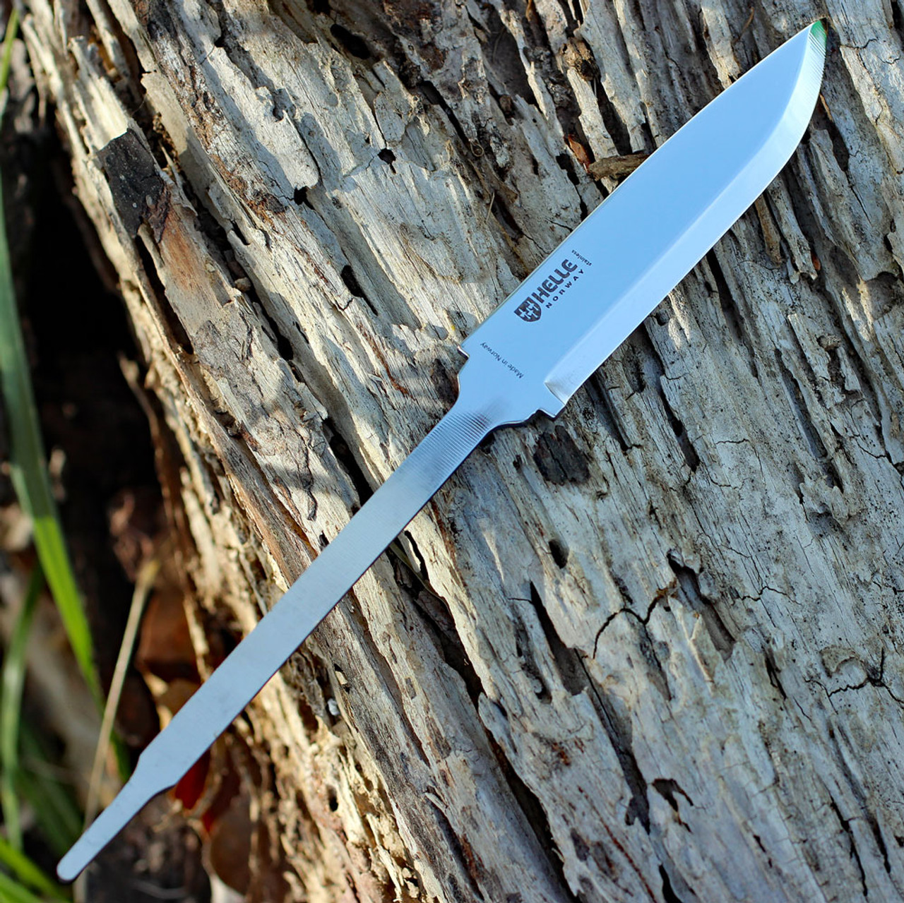 Helle 99BL Harding Knife Making Blade, 4" Triple Laminated Stainless Blade