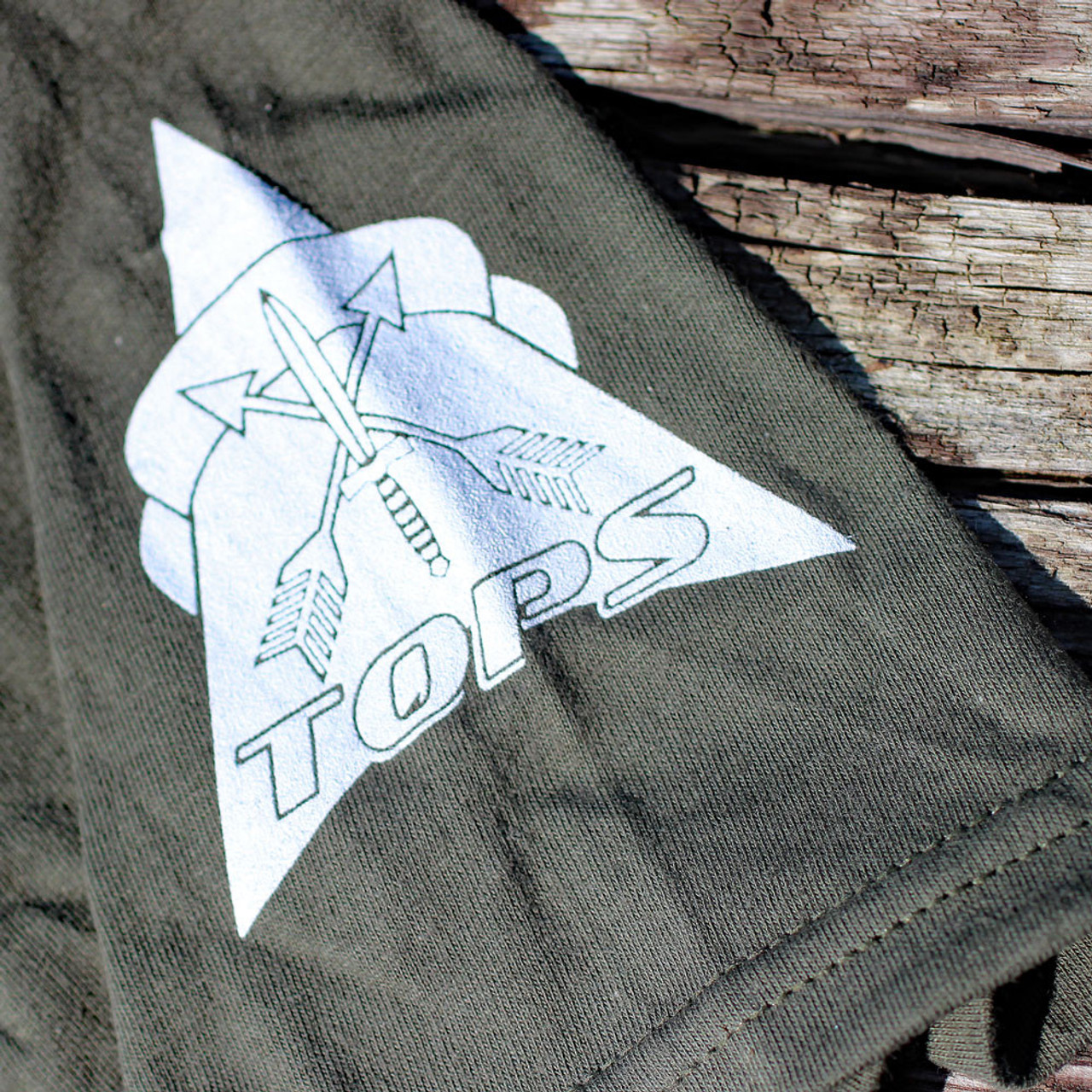 Tops Operator 7 T-Shirt, OD Green - Large