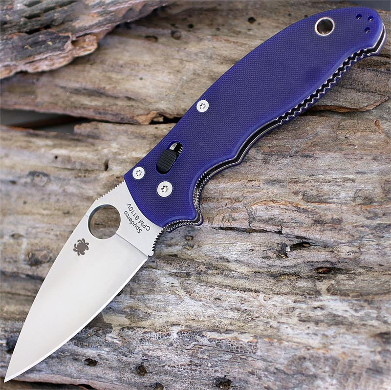 Spyderco Manix 2 Dark Blue G-10 | C101GPDBL2 | Knifeworks