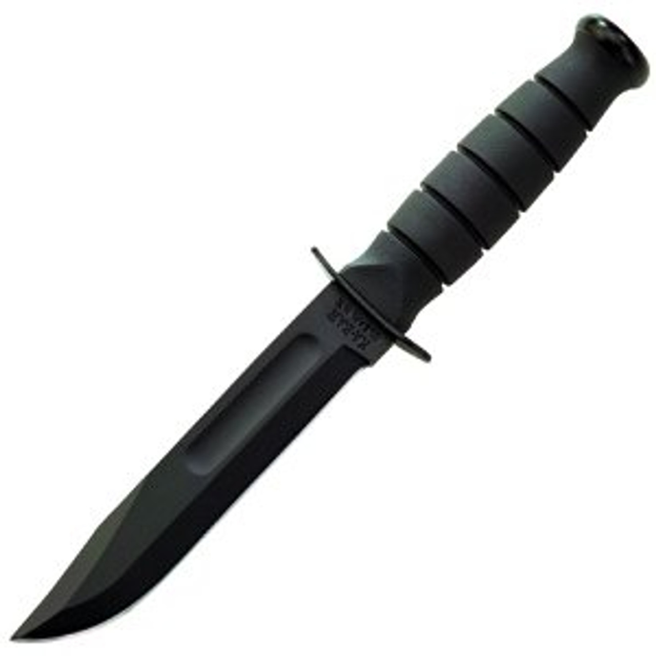 Ka-Bar Short Fighting Kraton (5.25" Black 1095 Cro-Van) 1256