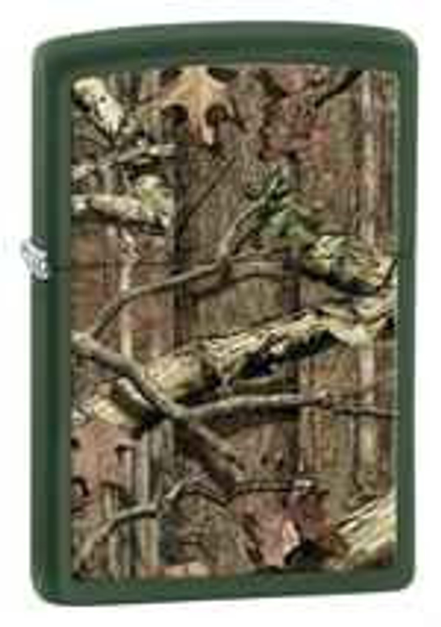 Zippo Classic Lighter, Mossy Oak Break-Up Infinity, Green Matte