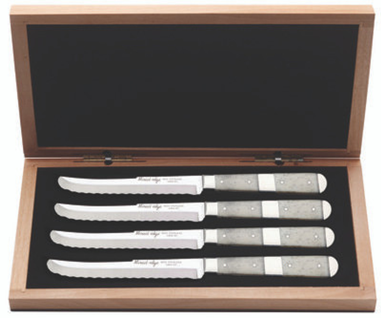 Case 2266 4-Piece Steak Knife Set, Natural Bone Handle