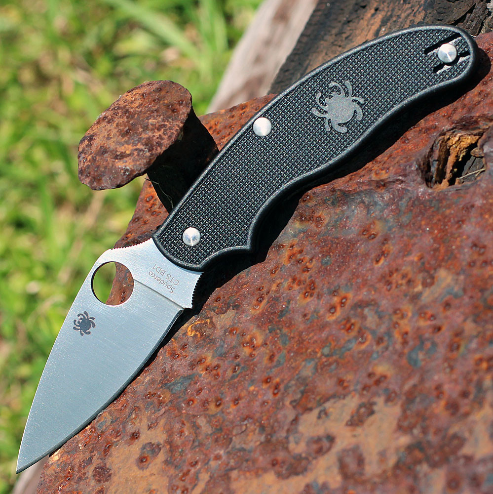 Spyderco UK Penknife C94PBK Leaf Blade