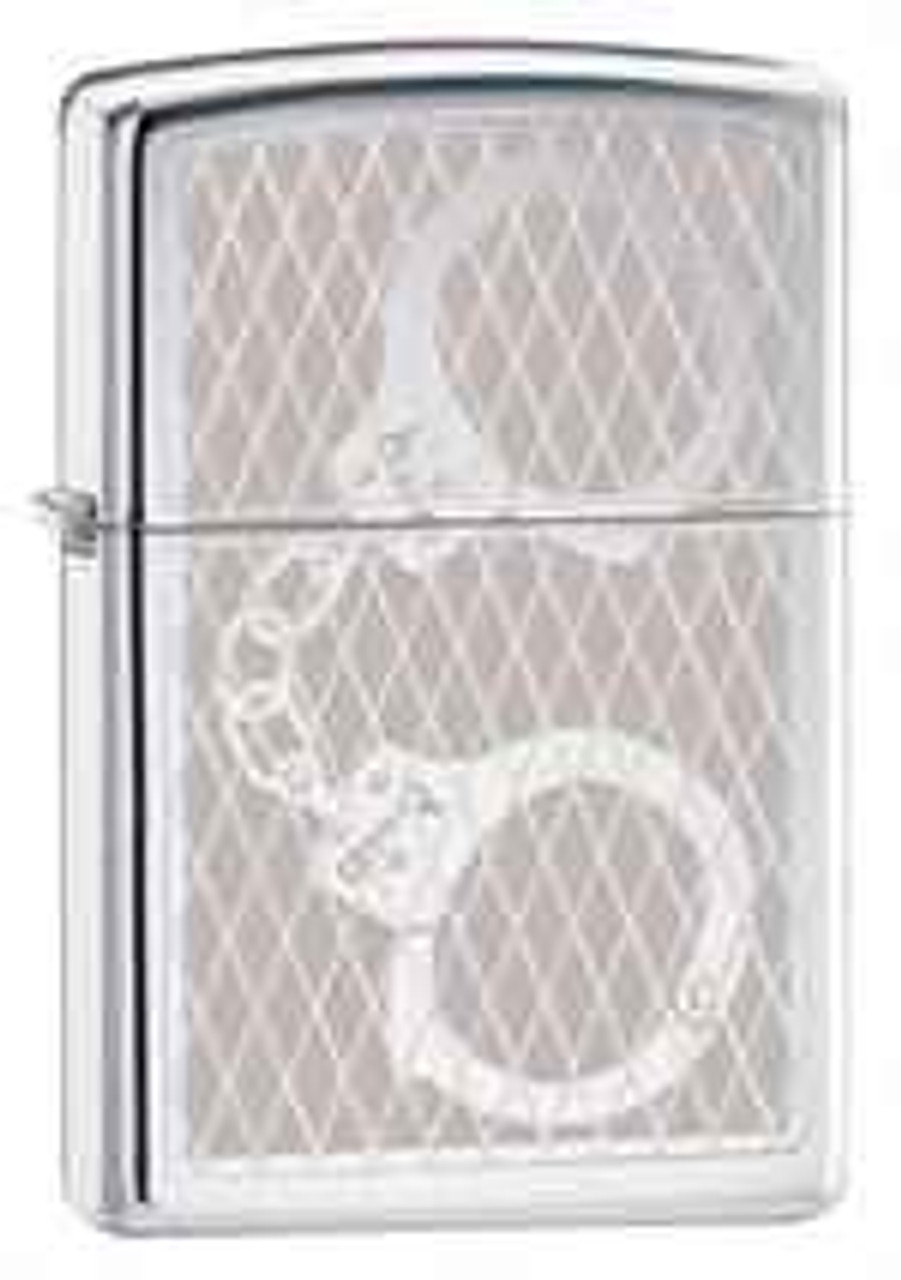 Zippo Z28287 Classic, Caged Handcuffs, High Polish Chrome